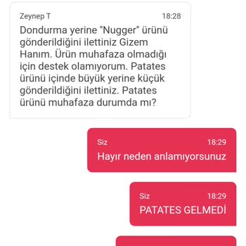 Popeyes Eksik Ürün Gönderilmedi Cepa AVM Den Geldi Ürün