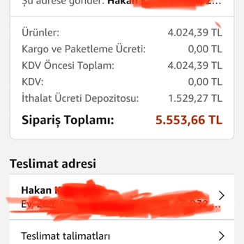 Amazon Tarafından Fazla Para
