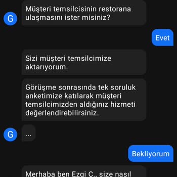 GetirYemek Getir Siparişimi İptal Etmedi