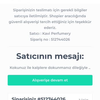 Shopier İnternet Mağazası Teslimatı Yapılmayan Ürün