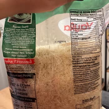 Yayla Bakliyat Tane Tane Pirinç Bozuk