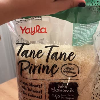 Yayla Bakliyat Tane Tane Pirinç Bozuk