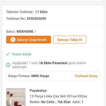 MNG Kargo Kargoyu Teslim Almadım