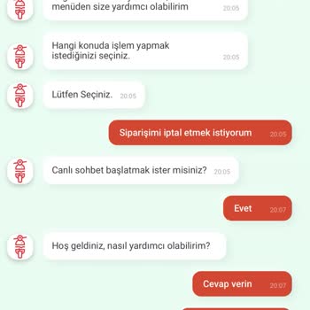 Tıkla Gelsin Canlı Destek Yok