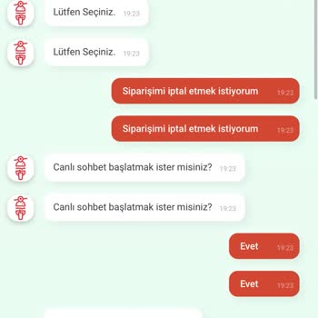 Tıkla Gelsin Canlı Destek Yok