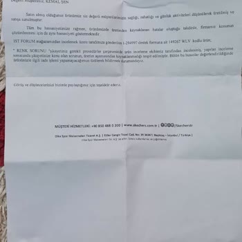 Skechers Ayakkabıda Sararma Renk Değiştirme