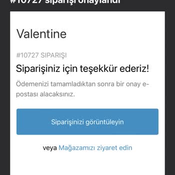 Sevgilimehediyem.com Siparişimi Göndermediler İletişime Geçemiyorum Sayfayla