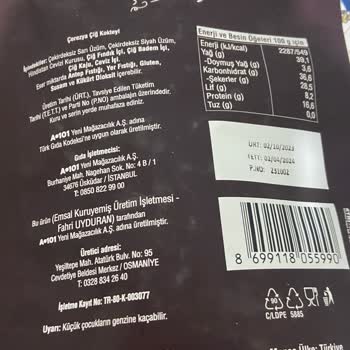 A101 Çerezya Böcekli Çığ Kokteyl