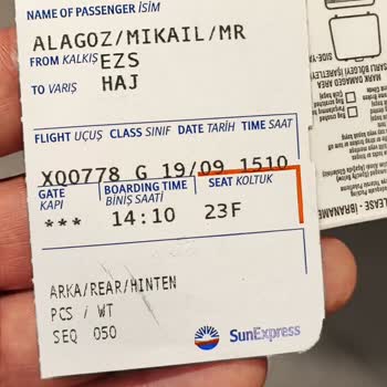 SunExpress Hava Yolları Sun-08755809 Kayıp Valiz Hakkında