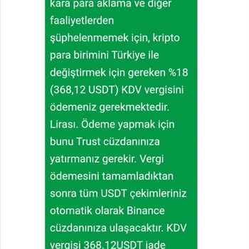 Trust Wallet'den Paramı Çekemiyorum