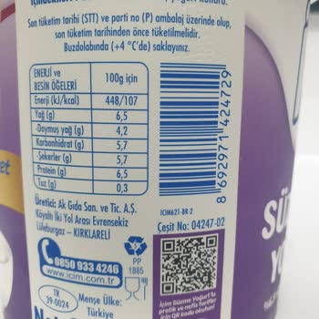 İçim Süzme Yoğurdu Bozuk Çıktı