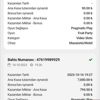 Betvole Bakiye Kendi Parama El Konulması