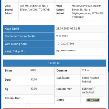 Sürat Kargo. Kargomu Kayıp Etti. Ücretimi Hala Yatırmadı.