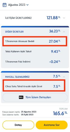 Turkcell Faturada Ek Cretler Ikayetvar