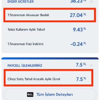 Turkcell Faturada Ek Ücretler