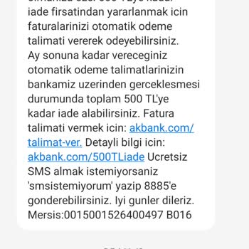 Akbank Verilmeyen Chipler, İadeler, Migros Hediye Çekleri