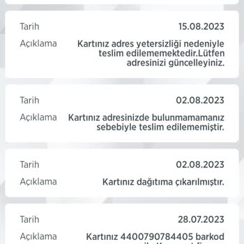 Ziraat Bankası Ziraat Kart Gönderilmemesi