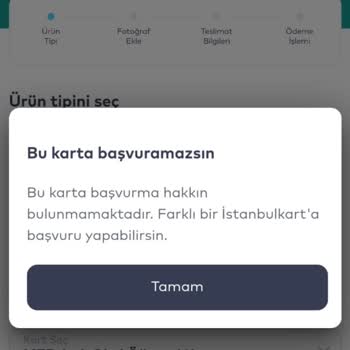 İBB - İstanbul Büyükşehir Belediyesi Öğrenci Kartı Başvuru Hakkının Olmaması