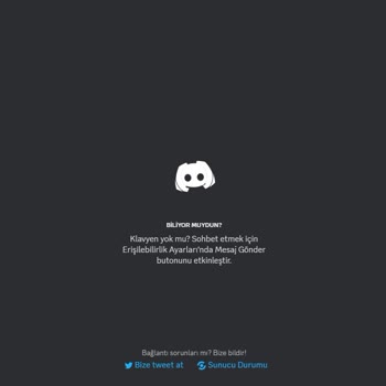 Discord.com Discorda Giriş Sağlayamıyorum. (Dönen Kafada Döngü Halinde)