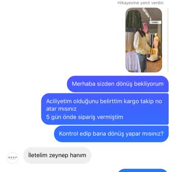 Deep Atelier Kargoya Verildiğini Söylüyorlar Ama Takip Numarası Atmıyorlar