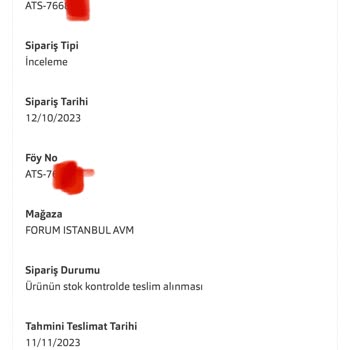 Atasun İnceleme Süresi 1 Ay