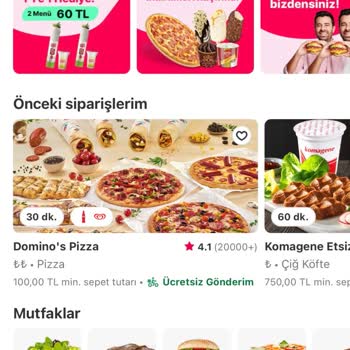 İncek Kızılcaşar Domino's Şubesinden Sipariş Verdim
