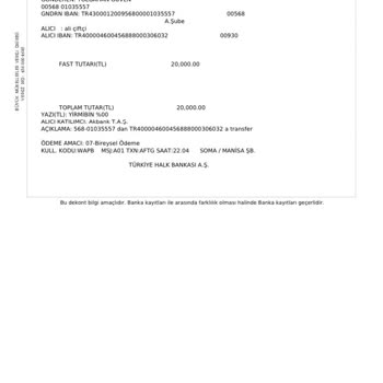 Halkbank İsteğim Dışında 40.000 TL Çekim Olmuş