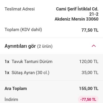 Yemeksepeti Yemeğim Eksik Geldi