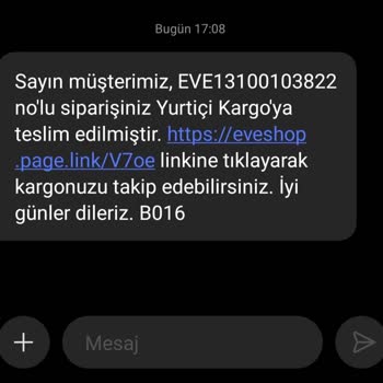 Yurtiçi Kargomun Olmadığını Söylüyor