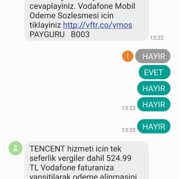 Vodafone Pay Yanılttı