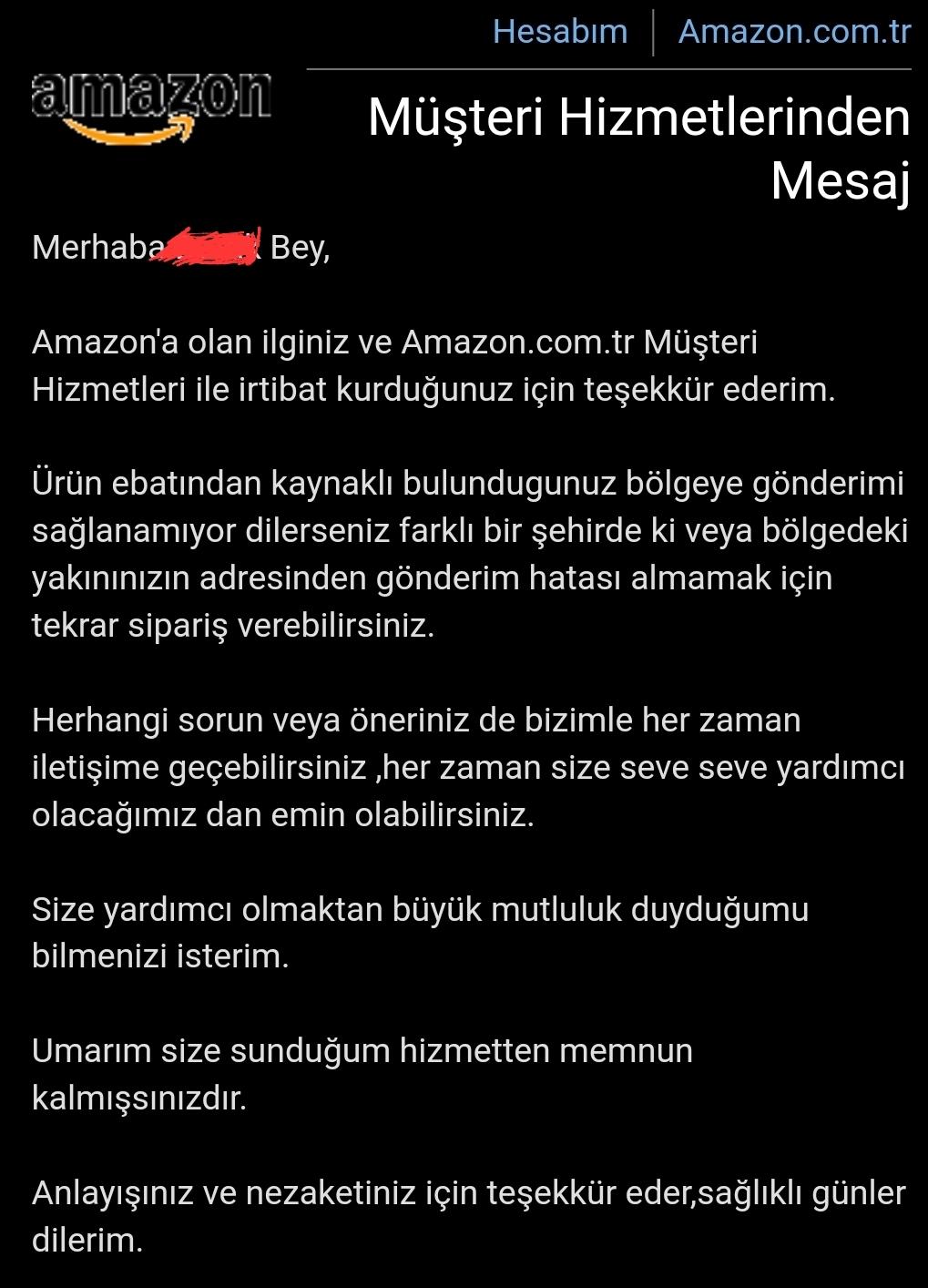 Amazon Prime İptal Sebebi Şikayetvar
