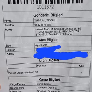 Tuba Mutioğlu Giyim İade Almıyor Kesinlikle Problemli Ürün Bile Gelse