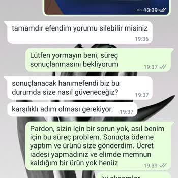 Moriplik Satın Alınan Ürün Ve Müşteri Memnuniyeti