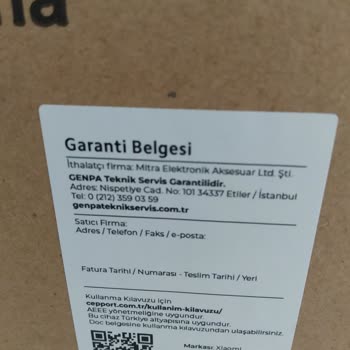 A101 Ürünün Kusurlu Seri Numarası Olmamasından Dolayı İadesi.