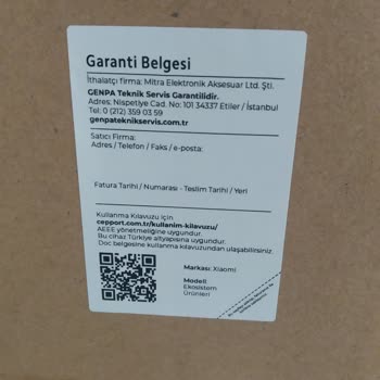 A101 Ürünün Kusurlu Seri Numarası Olmamasından Dolayı İadesi.