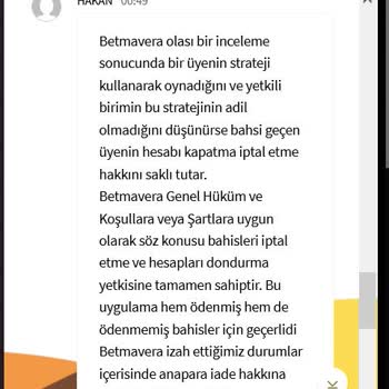 Betmavera Bakiye Silip Hesabı Kapattı!