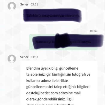 Betist Üyelik İptali Yapmıyorlar. Kimlik Fotoğrafı İstiyorlar Güncelleme İçin