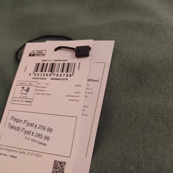 Koton Eşofman Altı Tiftik Oldu