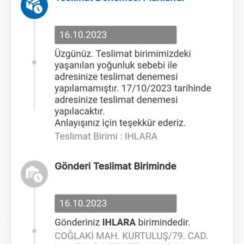 MNG Kargo Ürünü Şubede Bekletmesi