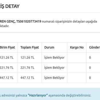 Bkmkitap Kitap Sipariş Durumu