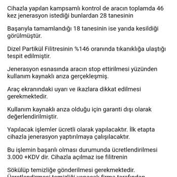 Fiat Partikül Filtresi Tıkanıklığı