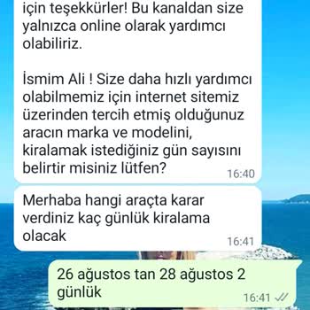 RentMov Araba Kiralamada Mağdur Oldum