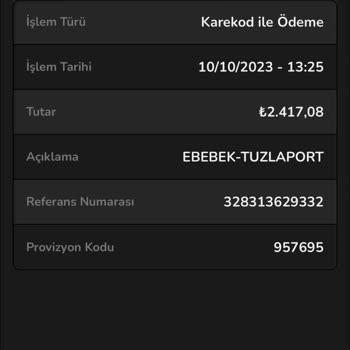 ebebek Karekodlu İşlem Hatası