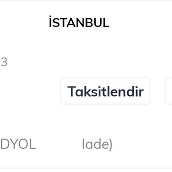 Trendyol Yemek Para İade Sorunu