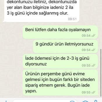 Arya Gross Ürün Göndermedi Mağdur Oldum