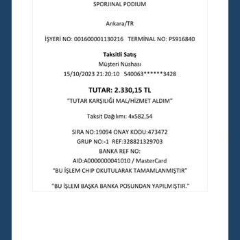 Adidas Sporjinal Mağazası (Sporjinal Paramı İade Etmiyor)