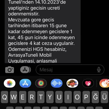 Avrasya Tüneli İhlali Geçiş Hatası