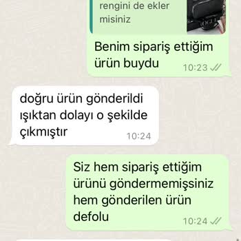 Canta_hanzade (Instagram) Instagram Sitesi Yanlış Ve Eksik Ürün Gönderiyor