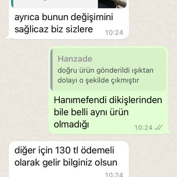 Canta_hanzade (Instagram) Instagram Sitesi Yanlış Ve Eksik Ürün Gönderiyor