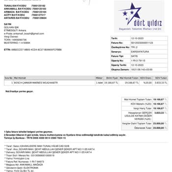 Bosch Arızalı Çamaşır Makinesi